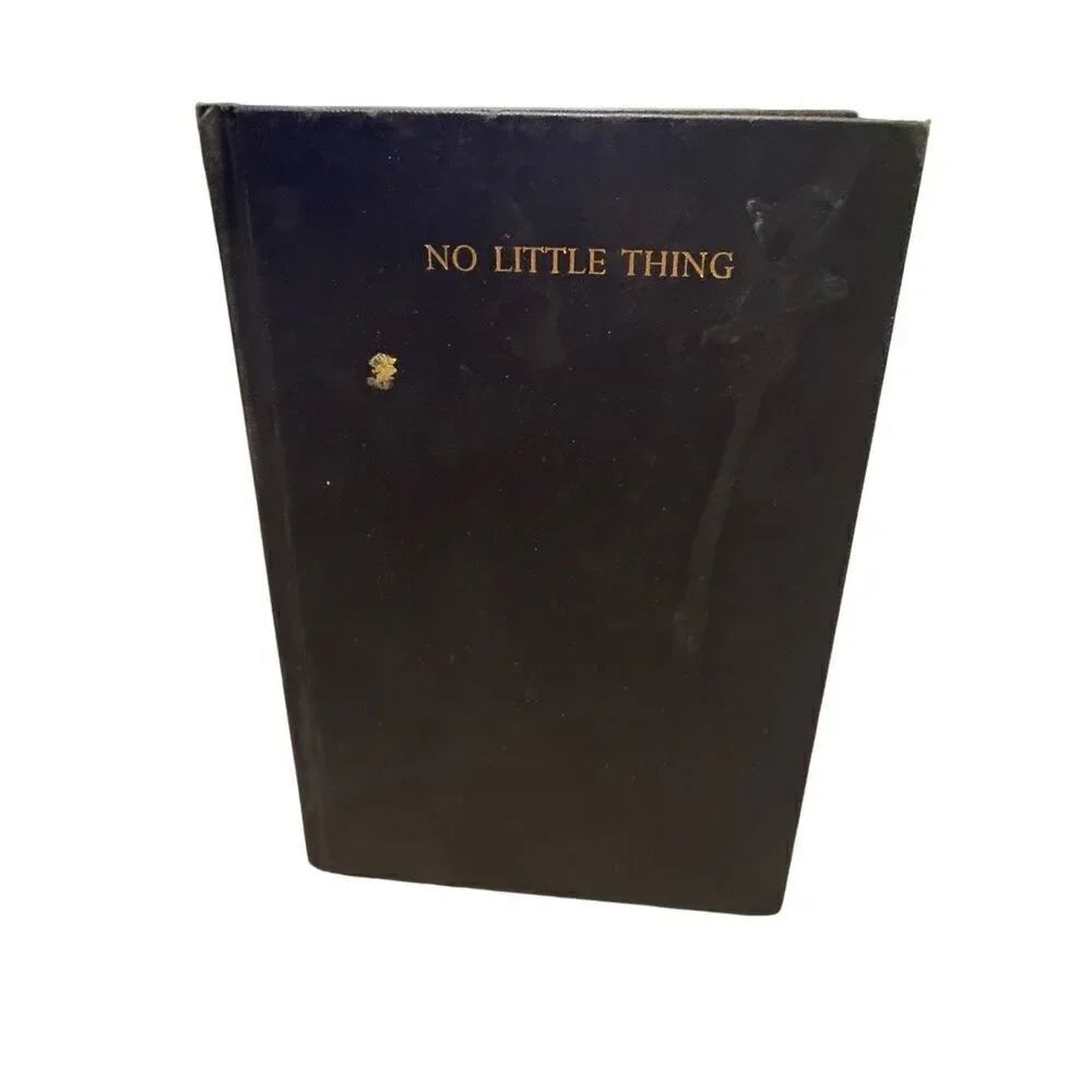 No Little Thing 1960 Hardcover Book First Edition Novel